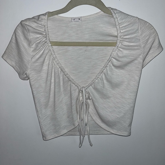 Garage Tie-Front Top - Picture 2 of 4